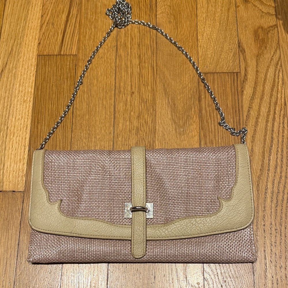Elegant Tan and Brown Women's Clutch